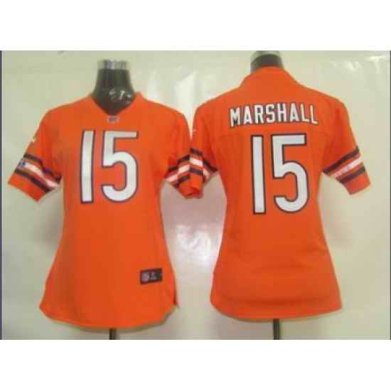 Womens Nike Chicago Bears 15 Marshall Orange Jersey